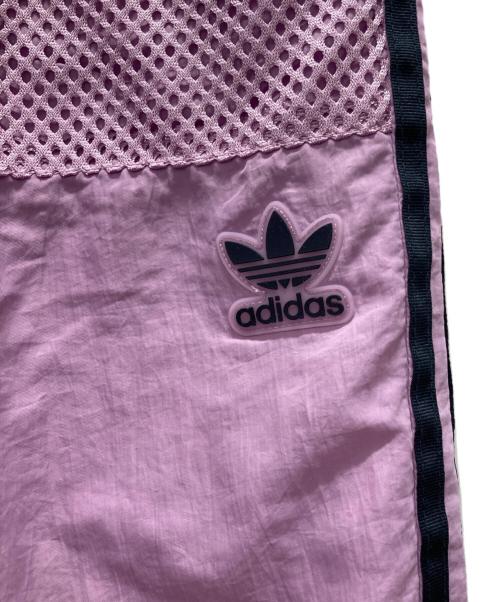 adidas（アディダス）adidas (アディダス) ナイロンジョガーパンツ ピンク サイズ:Mの古着・服飾アイテム