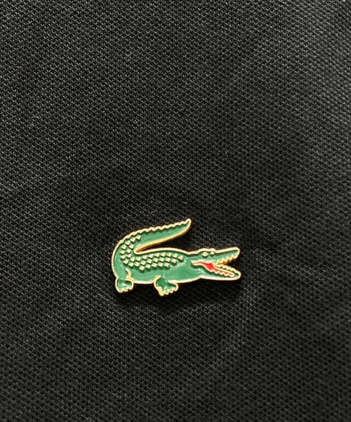 LACOSTE LIVE（ラコステライブ）LACOSTE LIVE (ラコステライブ) メタルバッジプレーンポロシャツ ブラック サイズ:ＸＳの古着・服飾アイテム