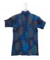 ISSEY MIYAKE FETE（イッセイミヤケフェット）の古着「プリーツブラウス」｜ブルー