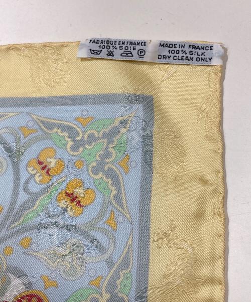 HERMES（エルメス）HERMES (エルメス) ビザンチンの空/カレ90 イエローの古着・服飾アイテム