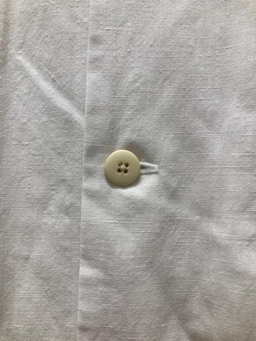 VISVIM（ビズビム）VISVIM (ビズビム) wallis down shirt s/s ホワイト サイズ:3の古着・服飾アイテム