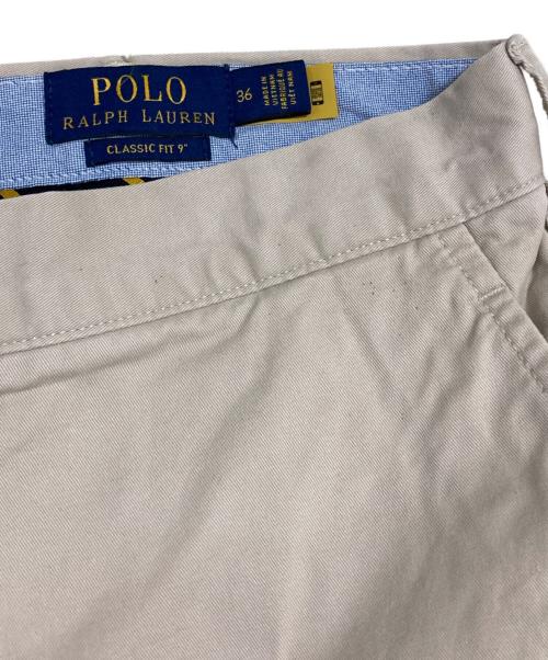 POLO RALPH LAUREN（ポロ・ラルフローレン）POLO RALPH LAUREN (ポロ・ラルフローレン) ハーフパンツ アイボリー サイズ:W３６の古着・服飾アイテム