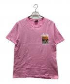 stussyステューシー）の古着「カリフォルニア グラフィックClear Day Tee」｜ピンク