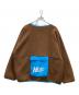 HUF (ハフ) SHERPA JACKET シェルパ ボアジャケット ブラウン サイズ:L：5000円