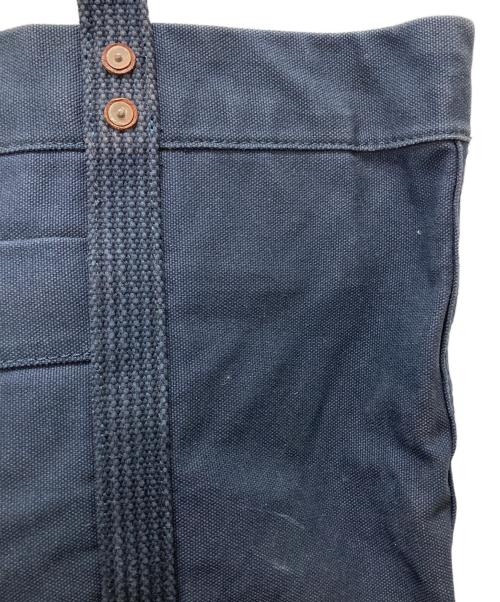 POLO RALPH LAUREN（ポロ・ラルフローレン）POLO RALPH LAUREN (ポロ・ラルフローレン) ラージトートバッグ ネイビーの古着・服飾アイテム