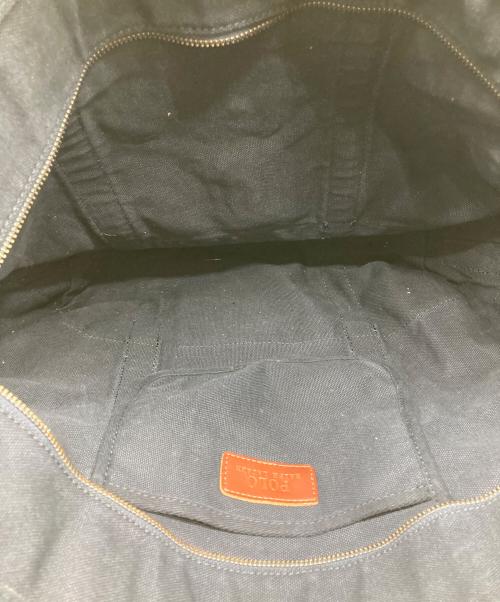 POLO RALPH LAUREN（ポロ・ラルフローレン）POLO RALPH LAUREN (ポロ・ラルフローレン) ラージトートバッグ ネイビーの古着・服飾アイテム