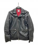 ACHROMAアクロマ）の古着「レザージャケット」｜ブラック