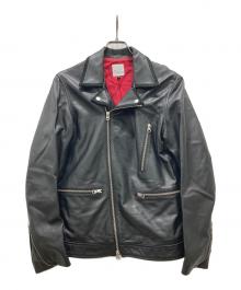 ACHROMA（アクロマ）の古着「レザージャケット」｜ブラック
