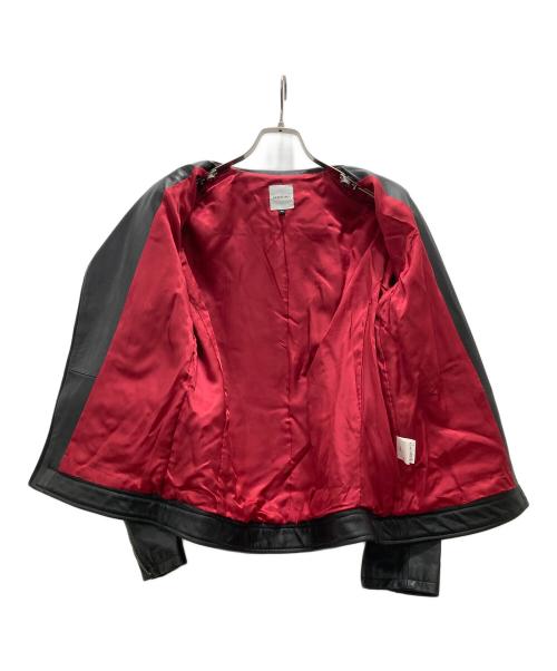 ACHROMA（アクロマ）ACHROMA (アクロマ) レザージャケット ブラック サイズ:Mの古着・服飾アイテム