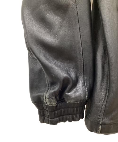 MORGAN（モーガン）MORGAN (モーガン) レザージャケット ブラック サイズ:Sの古着・服飾アイテム