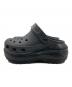 crocs (クロックス) プラットフォームサンダル ブラック サイズ:M4W6：3500円