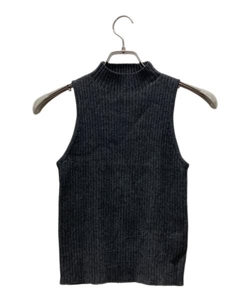 HER LIP TO（ハーリップトゥ）HER LIP TO (ハーリップトゥ) Charlotte Wool-Blend Knit Set/レイヤードニット グレー サイズ:Mの古着・服飾アイテム