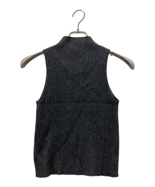 HER LIP TO（ハーリップトゥ）HER LIP TO (ハーリップトゥ) Charlotte Wool-Blend Knit Set/レイヤードニット グレー サイズ:Mの古着・服飾アイテム