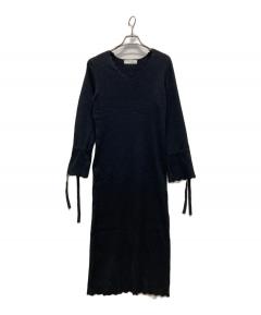 中古・古着通販】anuans (アニュアンス) フレアーミニニットワンピース