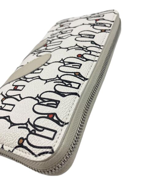 CUNE（キューン）CUNE (キューン) うさちゃんとねこちゃんロングウォレット ホワイトの古着・服飾アイテム