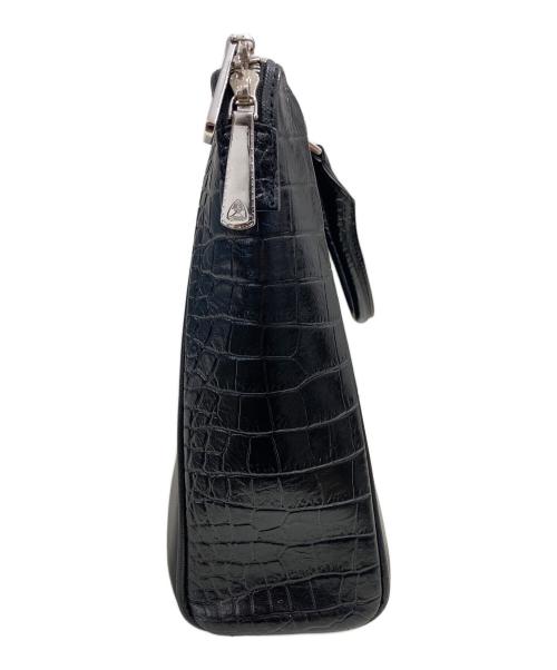 FUJITAKA（フジタカ）FUJITAKA (フジタカ) レザービジネスバッグ ブラックの古着・服飾アイテム