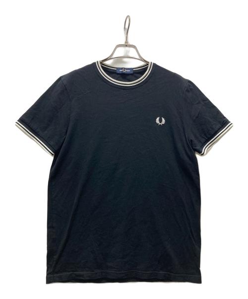 FRED PERRY（フレッドペリー）FRED PERRY (フレッドペリー) ティップラインTシャツ ブラック サイズ:Sの古着・服飾アイテム