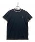 FRED PERRY（フレッドペリー）の古着「ティップラインTシャツ」｜ブラック