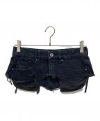 DIESELディーゼル）の古着「Belt High Waist Skirt」｜ブラック