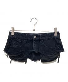 DIESEL（ディーゼル）の古着「Belt High Waist Skirt」｜ブラック