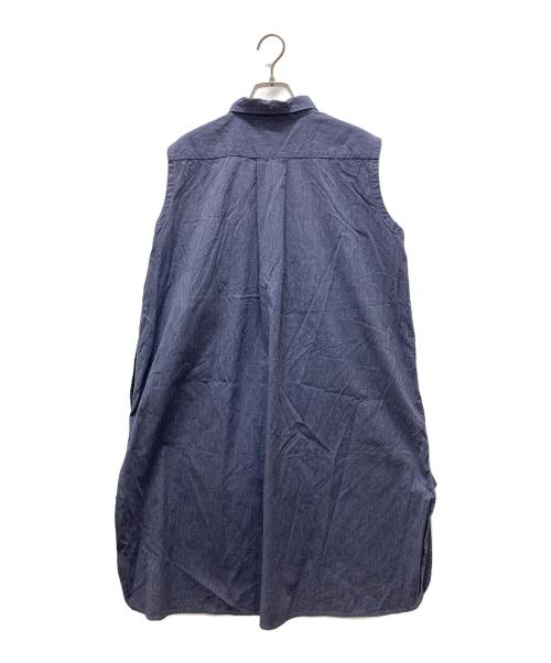 45R（フォーティファイブ・アール）45R (フォーティファイブ・アール) ノースリーブワンピース ネイビー サイズ:3の古着・服飾アイテム