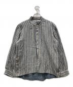 45Rフォーティファイブ・アール）の古着「ストライプシャツ」｜スカイブルー