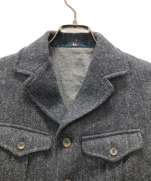 45R（フォーティファイブ・アール）45R (フォーティファイブ・アール) ウールツイードジャケット グレー サイズ:2の古着・服飾アイテム