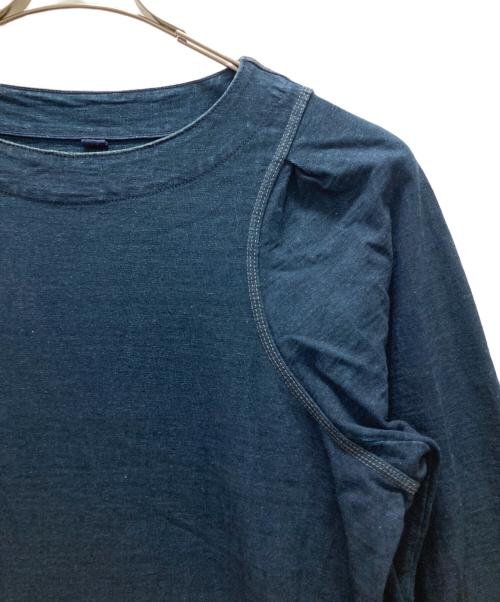 45R（フォーティファイブ・アール）45R (フォーティファイブ・アール) インディゴ マキシ丈ワンピース ネイビーの古着・服飾アイテム