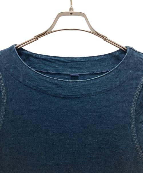 45R（フォーティファイブ・アール）45R (フォーティファイブ・アール) インディゴ マキシ丈ワンピース ネイビーの古着・服飾アイテム