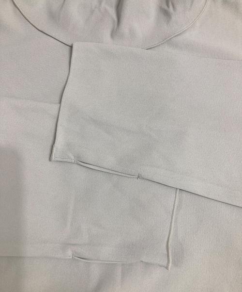 MIDIUMISOLID（ミディウミソリッド）MIDIUMISOLID (ミディウミソリッド) ハイネックシアーカットソー スカイブルー サイズ:FREE 未使用品の古着・服飾アイテム