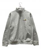 CarHarttカーハート）の古着「ハーフジップスウェット」｜グレー