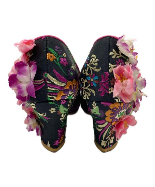 irregular choice（イレギュラーチョイス）irregular choice (イレギュラーチョイス) DISNEY (ディズニー) ムーラン ヒールパンプス ブラック サイズ:36の古着・服飾アイテム
