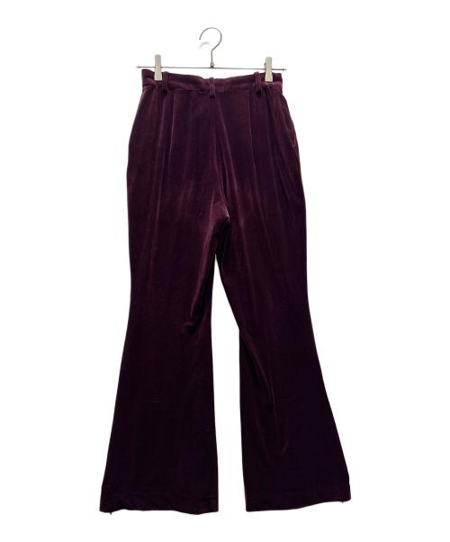 &ellecy（アンドエルシー）&ellecy (アンドエルシー) ネコベロアセットアップ パープル サイズ:Mの古着・服飾アイテム