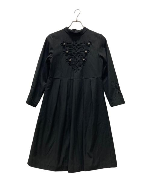 &ellecy（アンドエルシー）&ELLECY (アンドエルシー) ナポレオンデザインワンピース ブラック サイズ:Mの古着・服飾アイテム