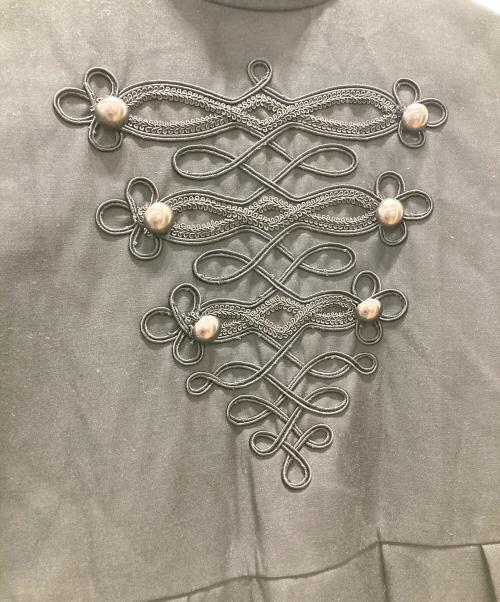 &ellecy（アンドエルシー）&ELLECY (アンドエルシー) ナポレオンデザインワンピース ブラック サイズ:Mの古着・服飾アイテム