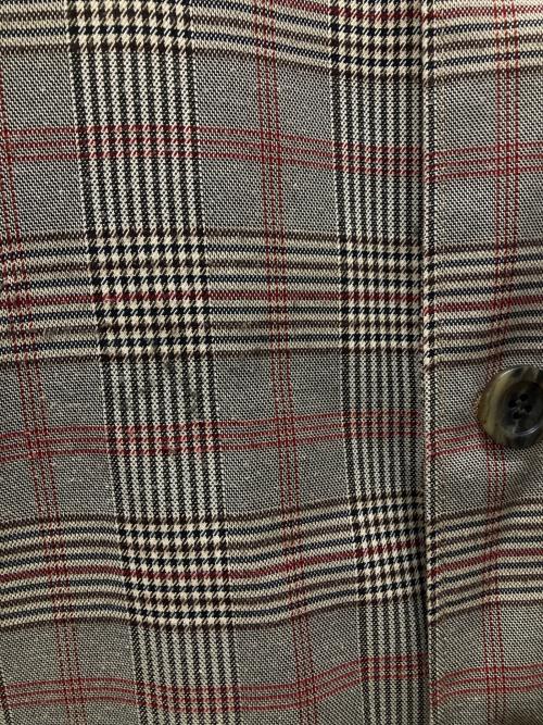 &ellecy（アンドエルシー）&ELLECY (アンドエルシー) チェック柄オーバーサイズコート グレー サイズ:Mの古着・服飾アイテム