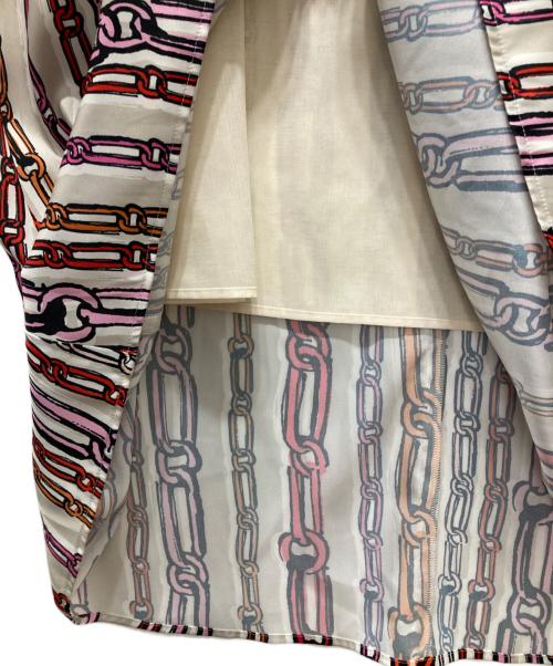 ANAYI（アナイ）ANAYI (アナイ) チェーンプリントノースリーブワンピース ピンク サイズ:Sの古着・服飾アイテム