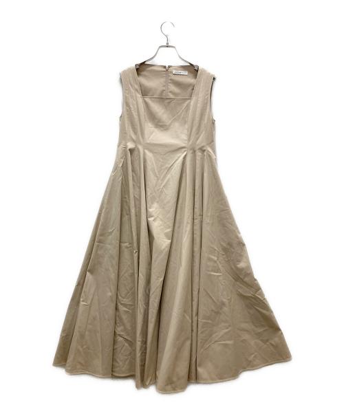 ADEAM（アディアム）ADEAM (アディアム) ノースリーブワンピース ベージュの古着・服飾アイテム
