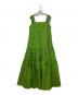 FOXEY（フォクシー）の古着「Jardin D'amalfi ノースリーブワンピース」｜グリーン