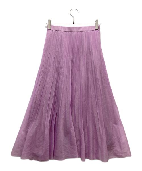 ANAYI（アナイ）ANAYI (アナイ) スパンオーガンジープリーツスカート ピンク サイズ:38の古着・服飾アイテム