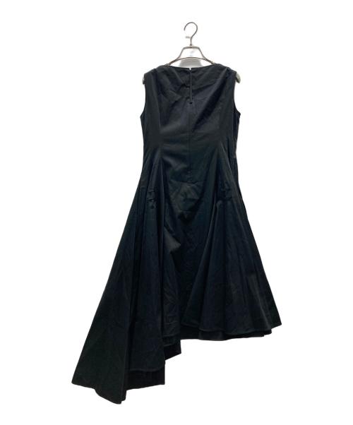 ADEAM（アディアム）ADEAM (アディアム) Suzu Dress ノースリーブワンピース ブラックの古着・服飾アイテム