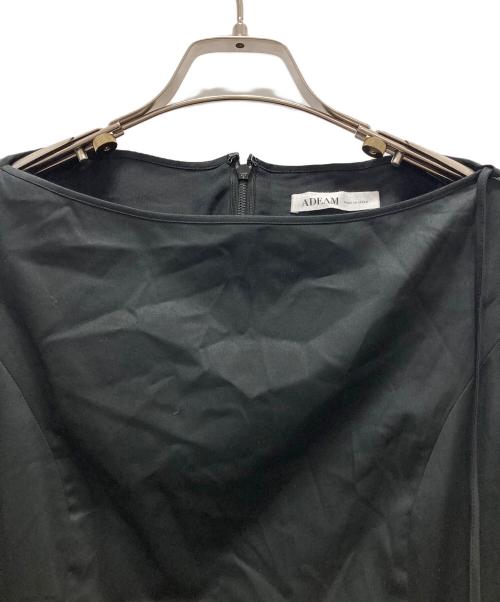 ADEAM（アディアム）ADEAM (アディアム) Suzu Dress ノースリーブワンピース ブラックの古着・服飾アイテム