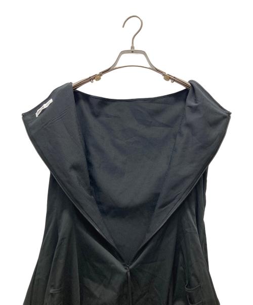 ADEAM（アディアム）ADEAM (アディアム) Suzu Dress ノースリーブワンピース ブラックの古着・服飾アイテム