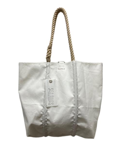 SEABAGS（シーバッグ）SEABAGS (シーバッグ) トートバッグ ホワイトの古着・服飾アイテム