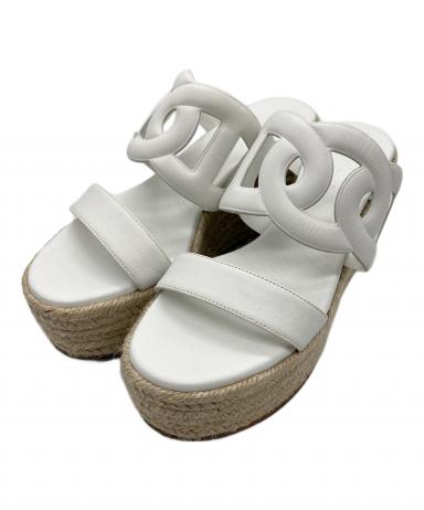 中古・古着通販】HERMES (エルメス) エスパドリーユイテア30 ホワイト