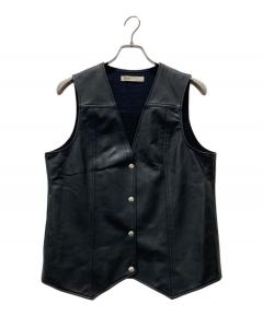 Ortega's ベスト サイズ　38 オルテガ　ブラック 中古・古着通販】ORTEGA's (オルテガ) チマヨベスト グレー サイズ:38