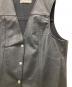 BLACK by moussy (ブラックバイマウジー) フェイクレザーベスト ブラック サイズ:FREE：5000円