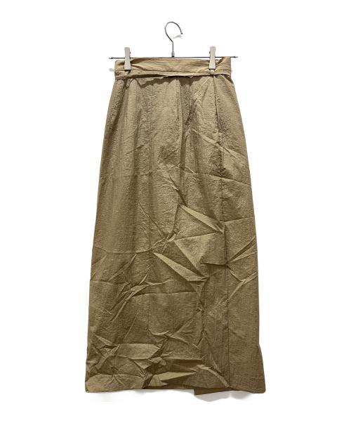 BLACK by moussy（ブラックバイマウジー）BLACK by moussy (ブラックバイマウジー) roll skirt/ロールスカート ブラウン サイズ:1の古着・服飾アイテム