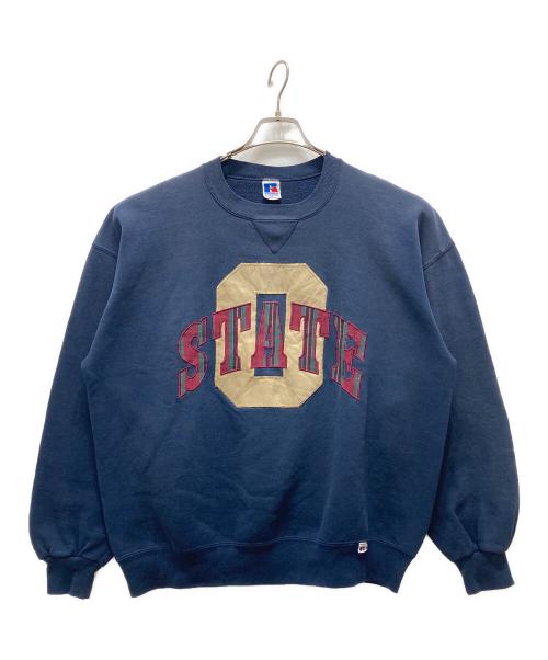 RUSSELL ATHLETIC（ラッセルアスレチック）RUSSELL ATHLETIC (ラッセルアスレチック) USA製ワッペンスウェット ネイビー サイズ:XLの古着・服飾アイテム