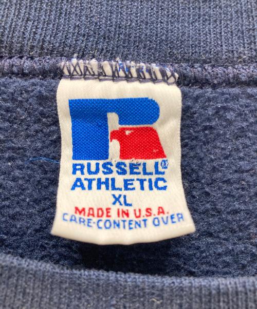 RUSSELL ATHLETIC（ラッセルアスレチック）RUSSELL ATHLETIC (ラッセルアスレチック) USA製ワッペンスウェット ネイビー サイズ:XLの古着・服飾アイテム